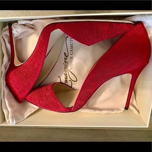 New Red Pumps size 11/43 by Vince Camuto